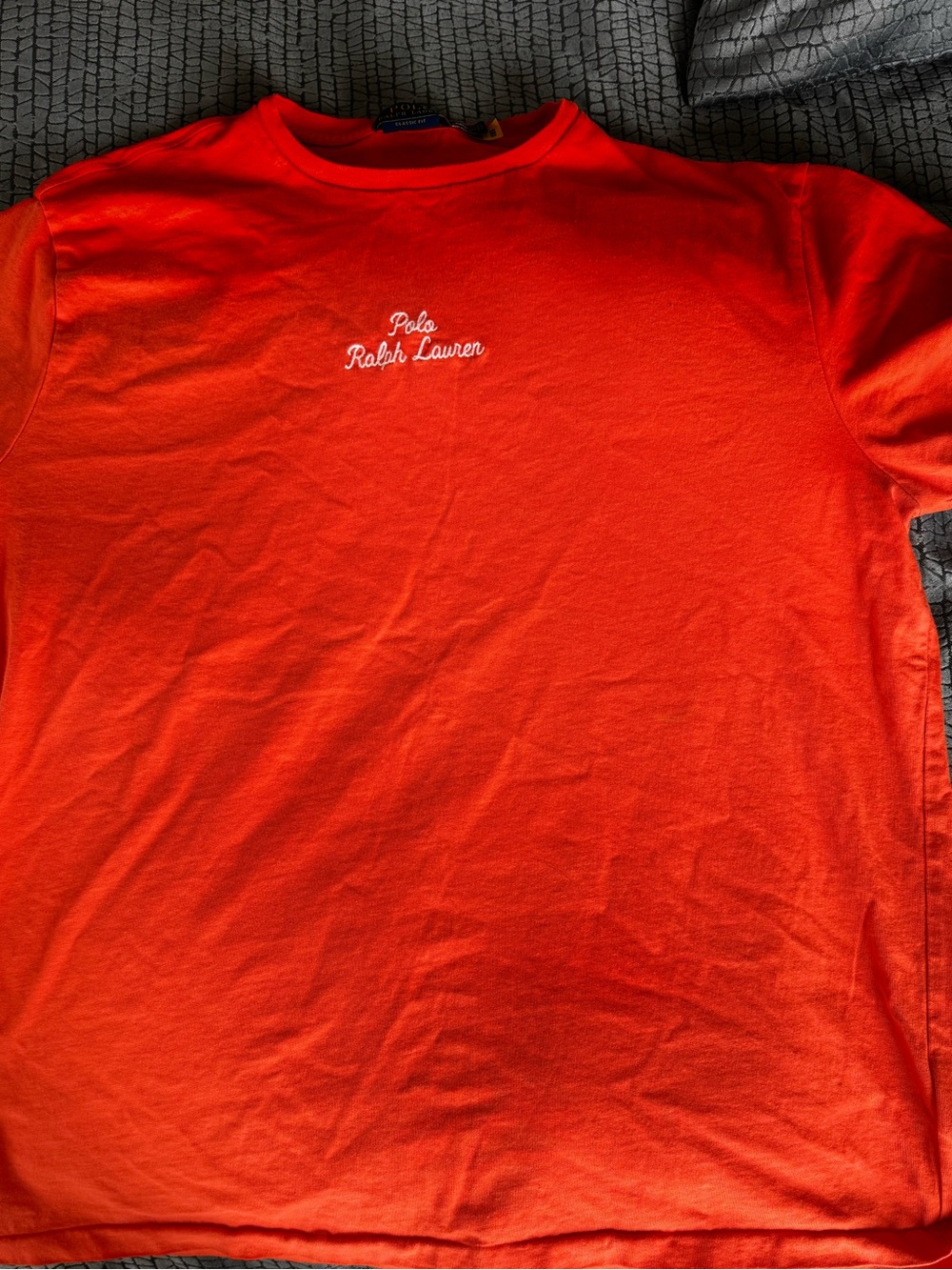 Polo Ralph Lauren - Camiseta Orange Short-Sleeve Crew T-Shirt. Sz L like new - Picture 7 of 13